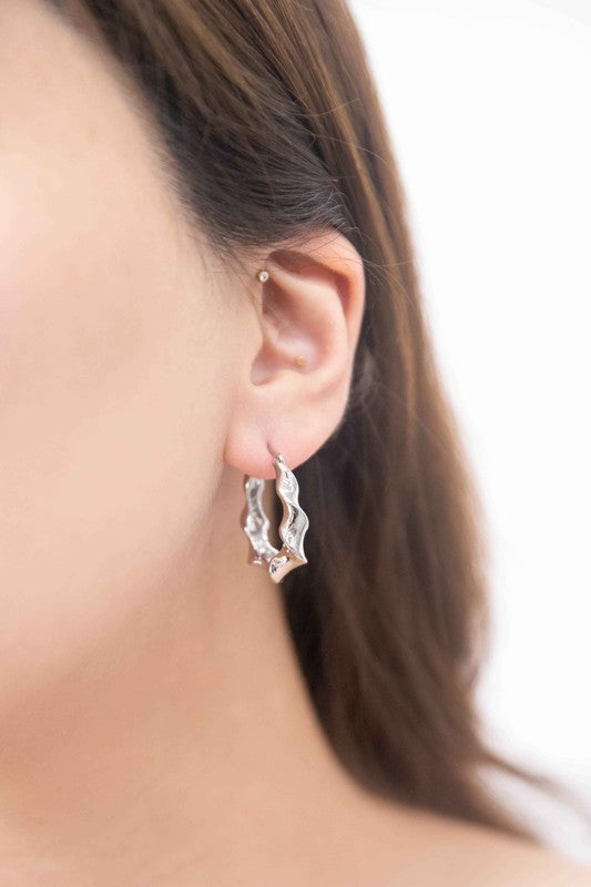 Twisted Hoop Earrings