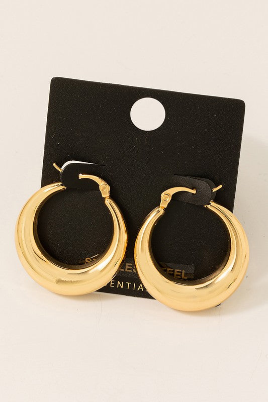 Timeless Latch Hoop Earrings