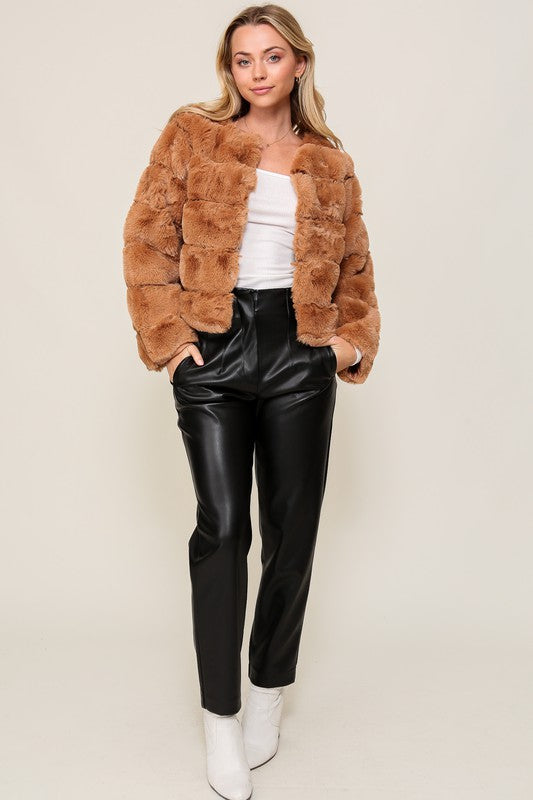 Holiday Faux Fur Jacket