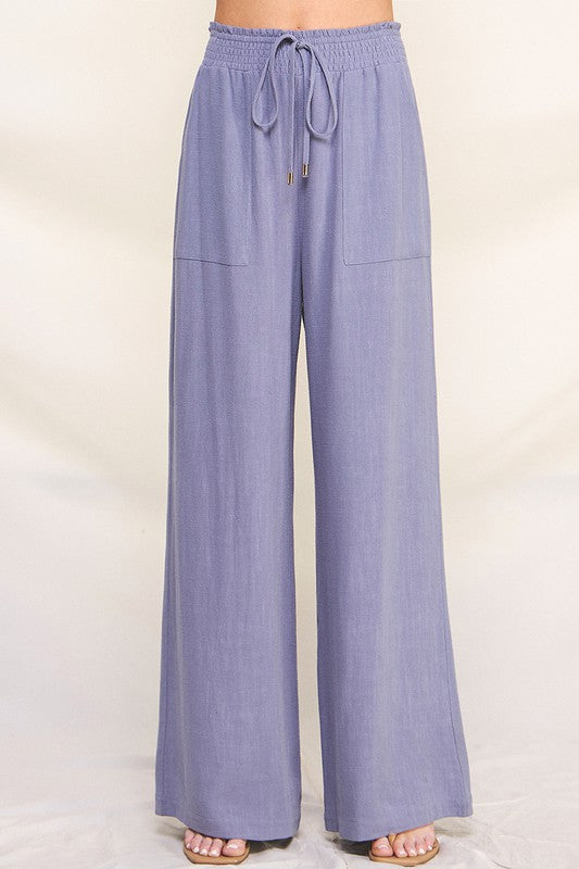 Wild Indigo Linen Pants