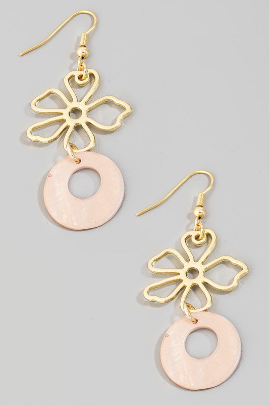 Flower Drop Earrings