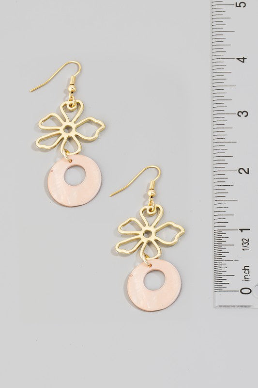 Flower Drop Earrings